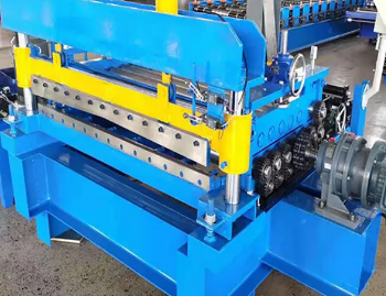 Sheet metal leveling machine